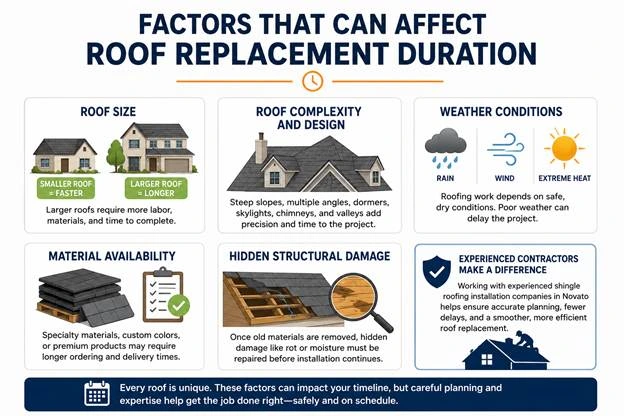 Factors That Can Affect Roof Replacement Duration