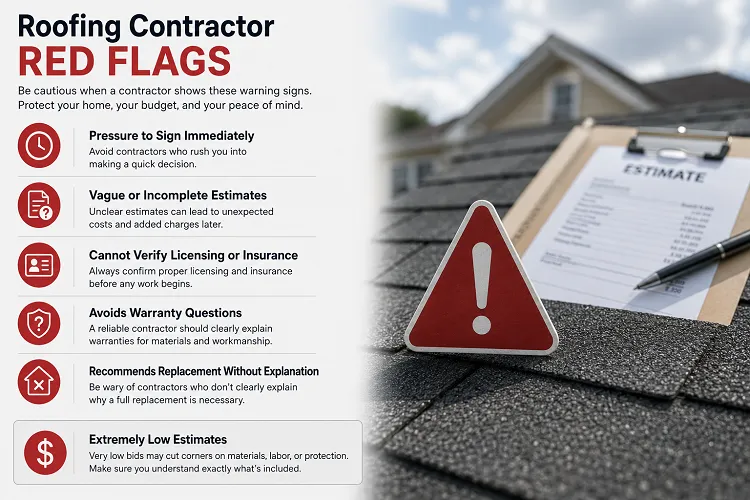Roofing Contractor Red Flags
