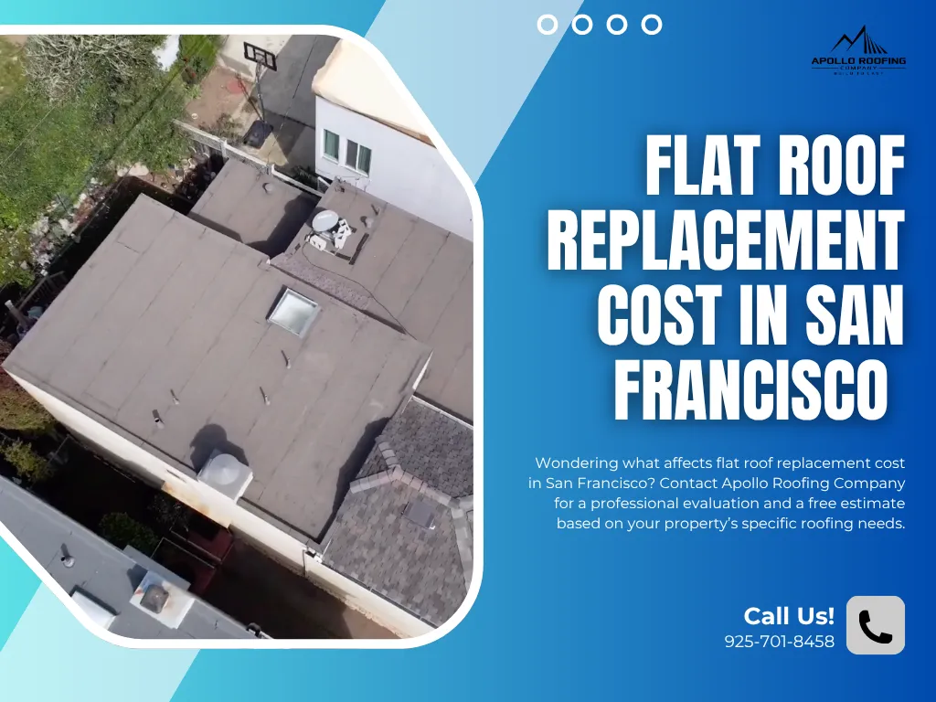 Top Factors That Influence Flat Roof Replacement Cost in San Francisco