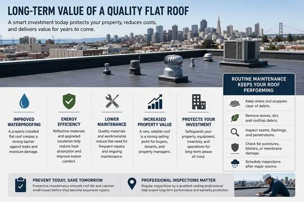 Long-Term Value of a Quality Flat Roof