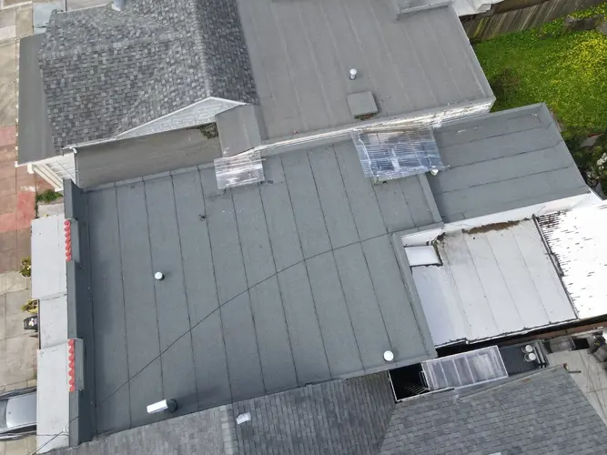 Apollo Roofing showcases flat roof installations in San Jose that increase property value and curb appeal