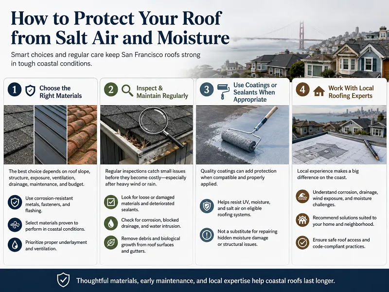 How to Protect Your Roof from Salt Air and Moisture