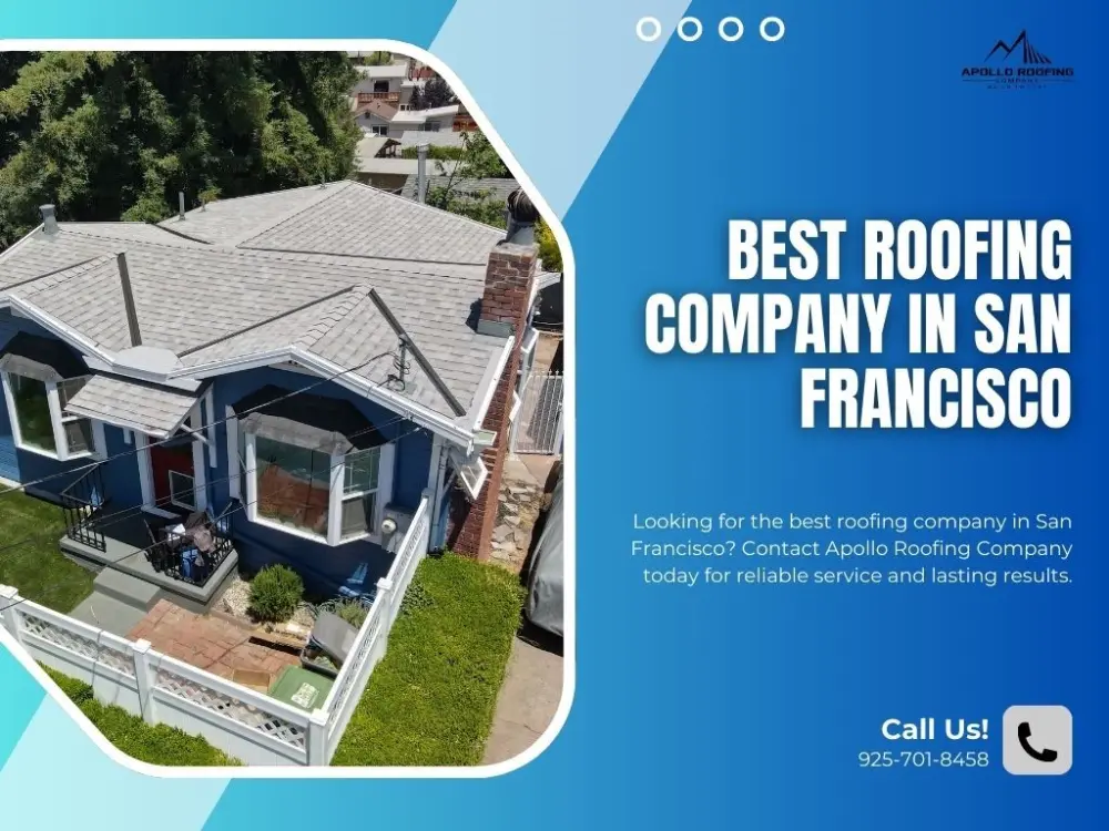 Apollo Roofing project on a renovated San Francisco residential home
