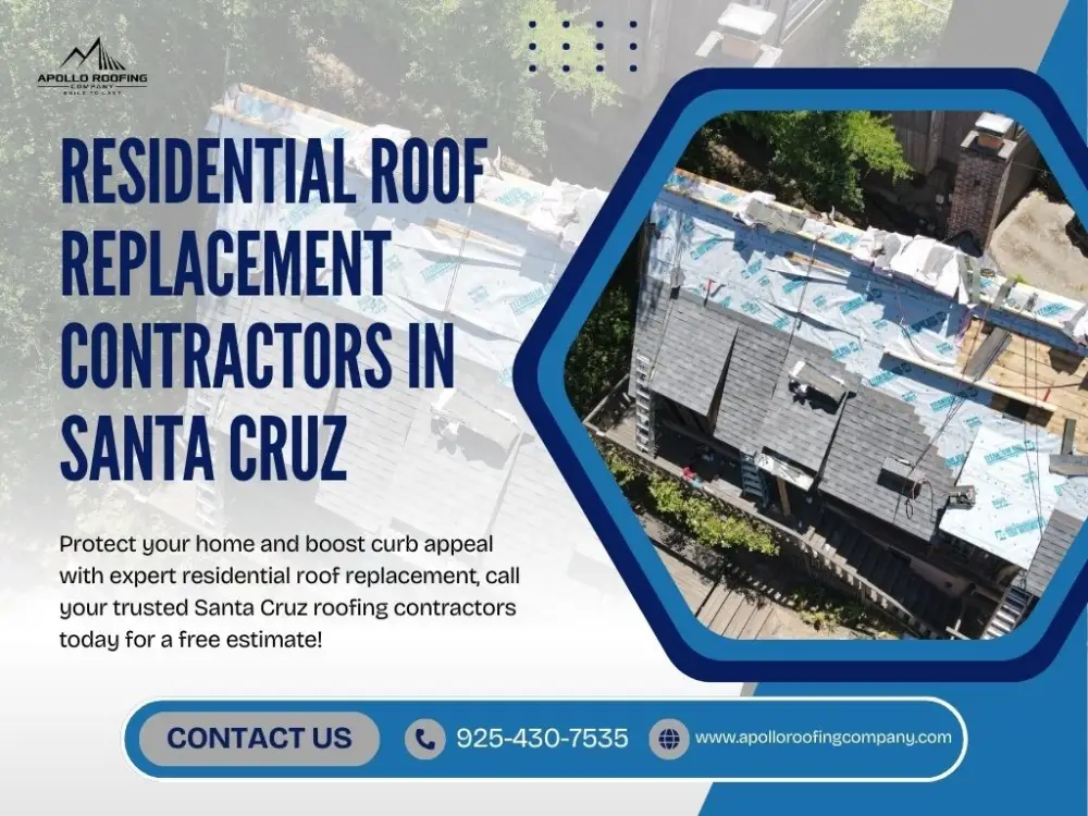 Professional Santa Cruz residential roof replacement ensuring durability and home protection