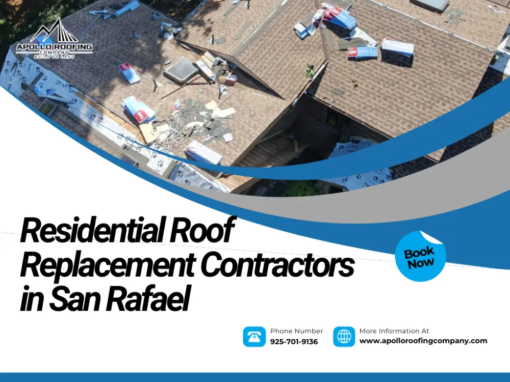 Professional residential roof installation in San Rafael by Apollo Roofing