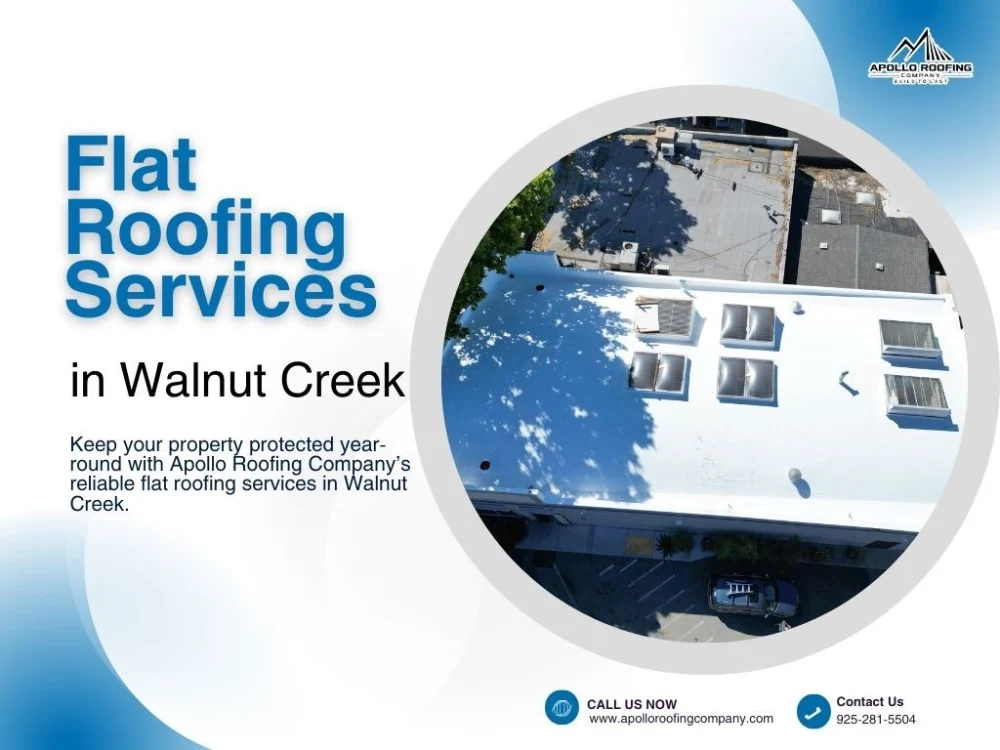 September flat roof inspection and care in Walnut Creek residence