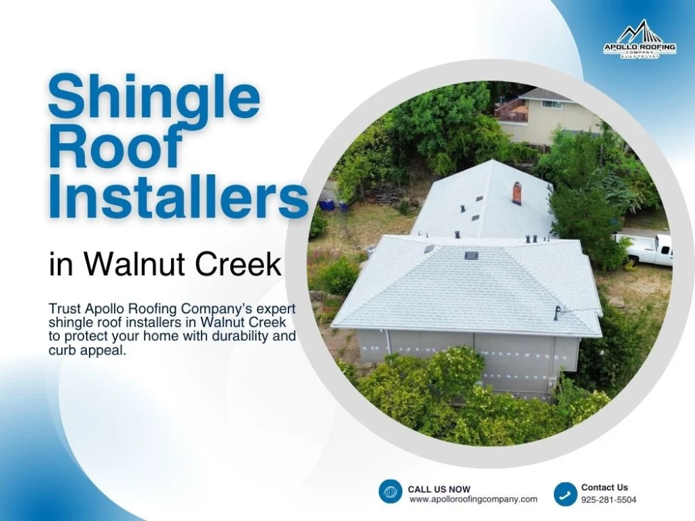 Stylish and reliable shingle roof installed in Walnut Creek neighborhood