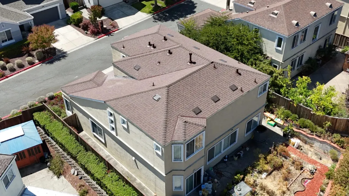 Asphalt shingle roof replacement San Jose Project