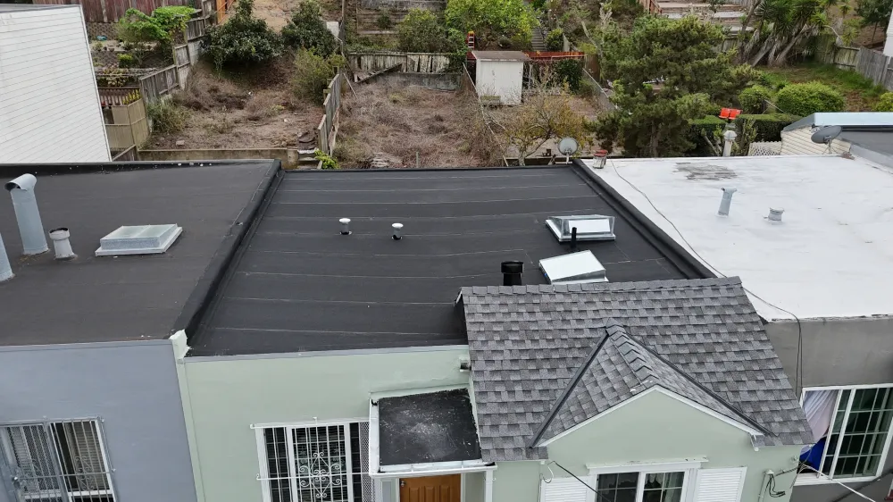 Flat roof replacement San Rafael 1