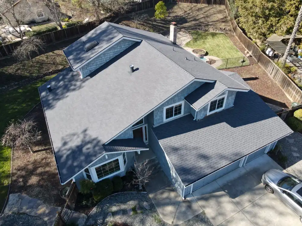 Residential asphalt shingle roof replacement by experts in San Rafael