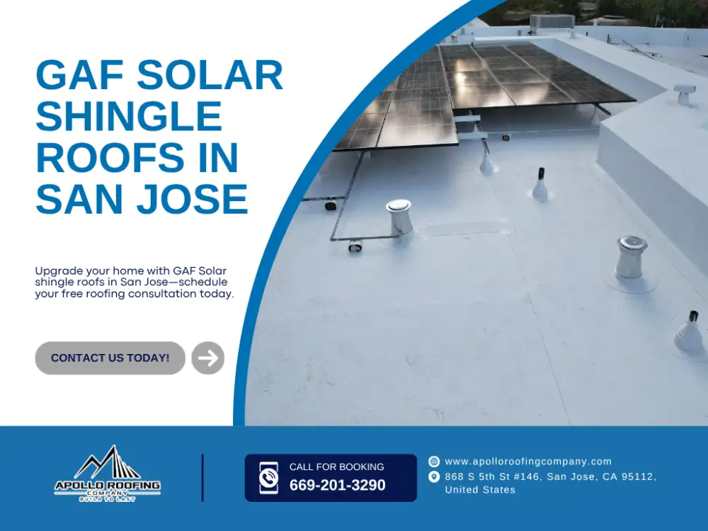 GAF Solar shingle roofs in San Jose built for local climate conditions