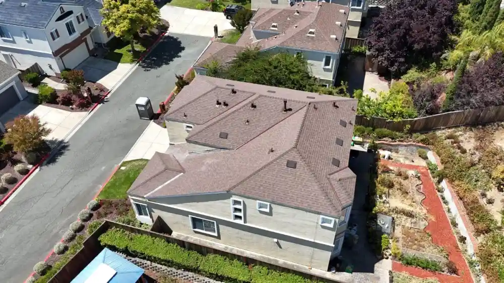 Residential roof replacement project completed by Apollo Roofing Company
