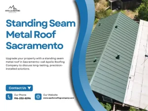 Sacramento home upgraded with standing seam metal roof