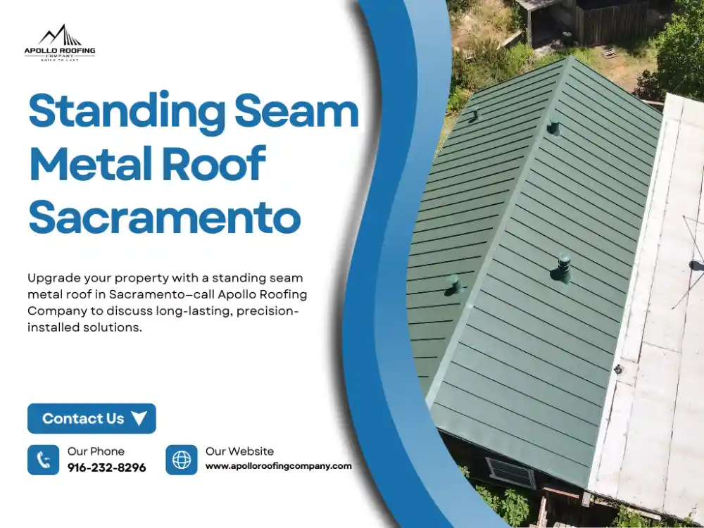 Sacramento home upgraded with standing seam metal roof