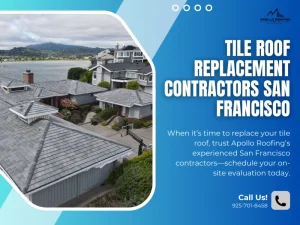 San Francisco homes with durable tile roofs before storm season