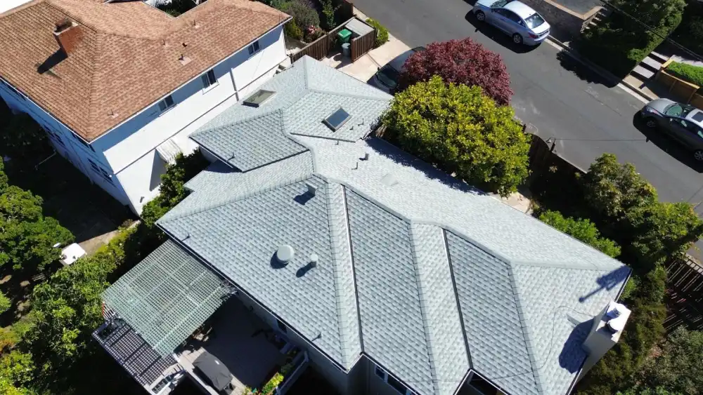 San Rafael residential roof installed by GAF certified roofers