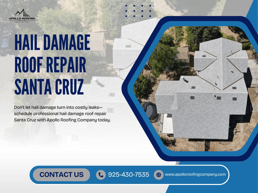 Hail Damage Roof Repair in Santa Cruz
