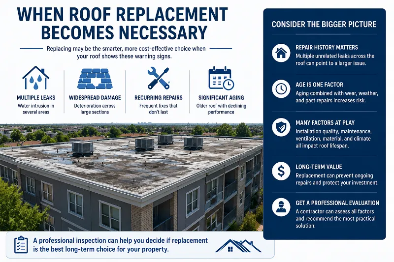 When Roof Replacement Becomes Necessary