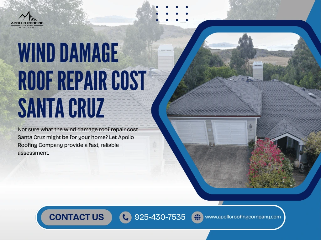 Wind Damage Roof Repair Cost in Santa Cruz