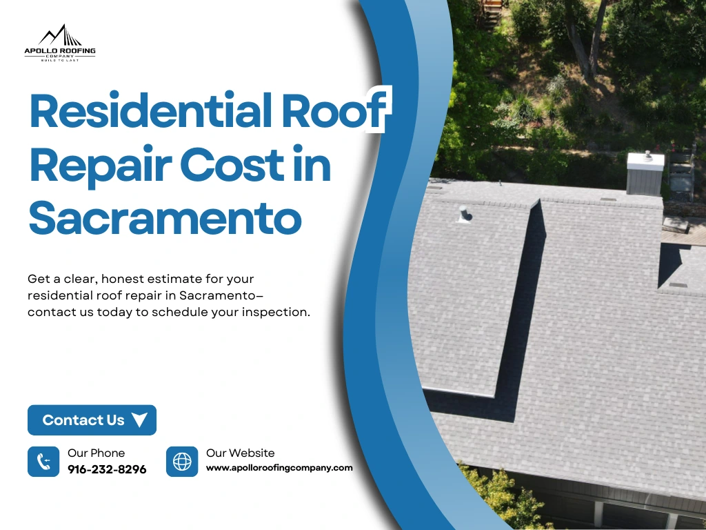 How Much Does a Residential Roof Repair Cost in Sacramento