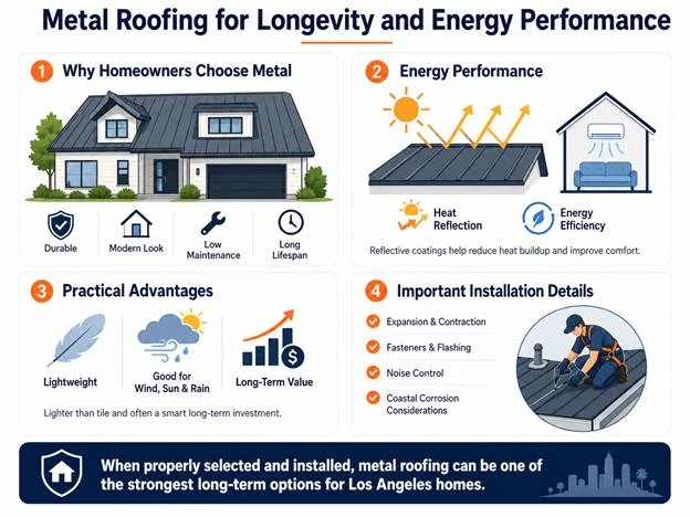 Metal Roofing for Longevity and Energy Performance