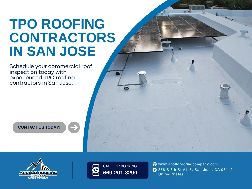 TPO Roofing Contractors in San Jose