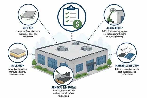What Impacts Commercial Roofing Pricing