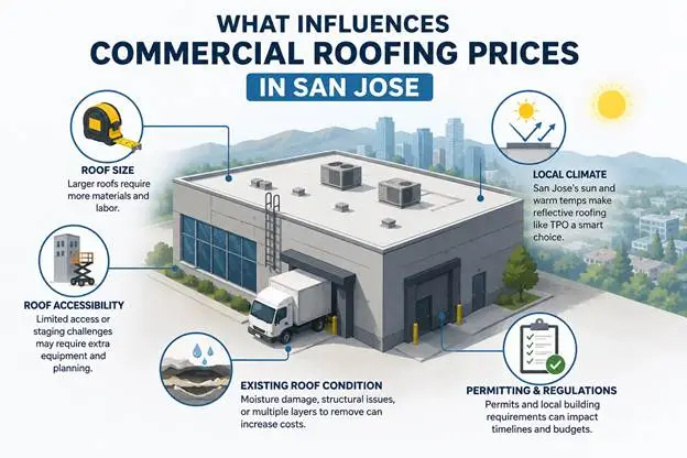 What Influences Commercial Roofing Prices in San Jose
