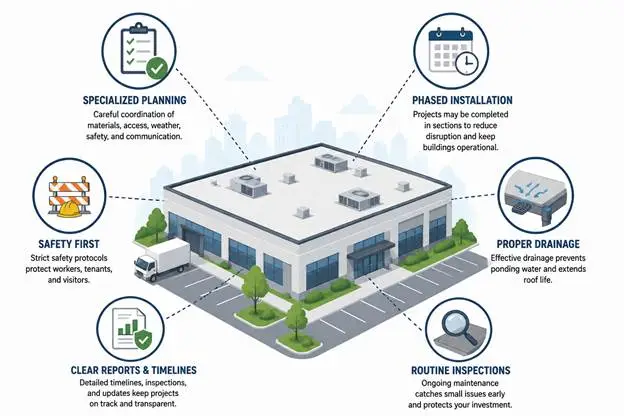 Why Large Commercial Properties Require Specialized Planning