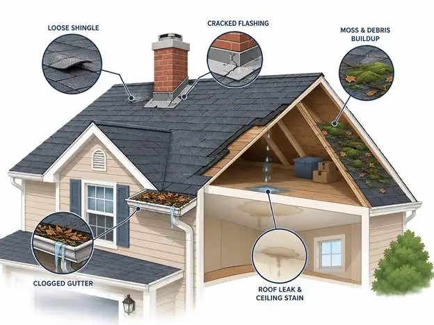 Common Roof Problems That Start Small