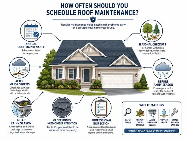 How Often Should You Schedule Roof Maintenance