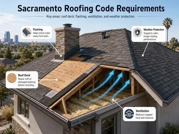 Sacramento Roofing Code Requirements