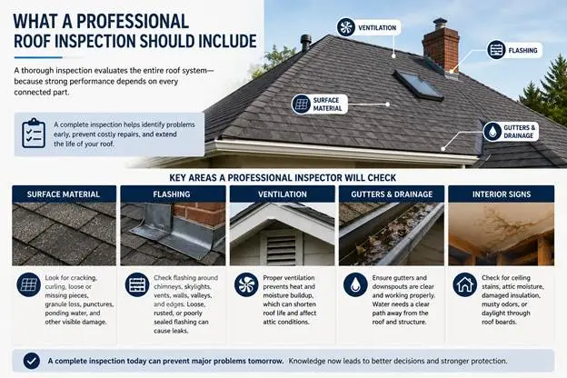 What a Professional Roof Inspection Should Include