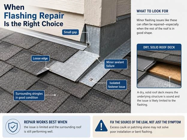 When Flashing Repair Is the Right Choice