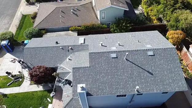 garage gray roof