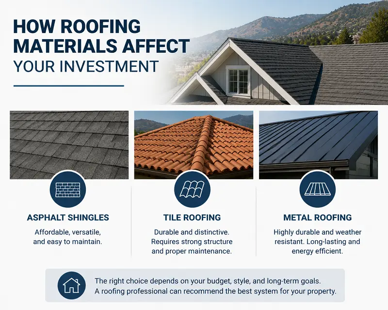 How Roofing Materials Affect Your Investment
