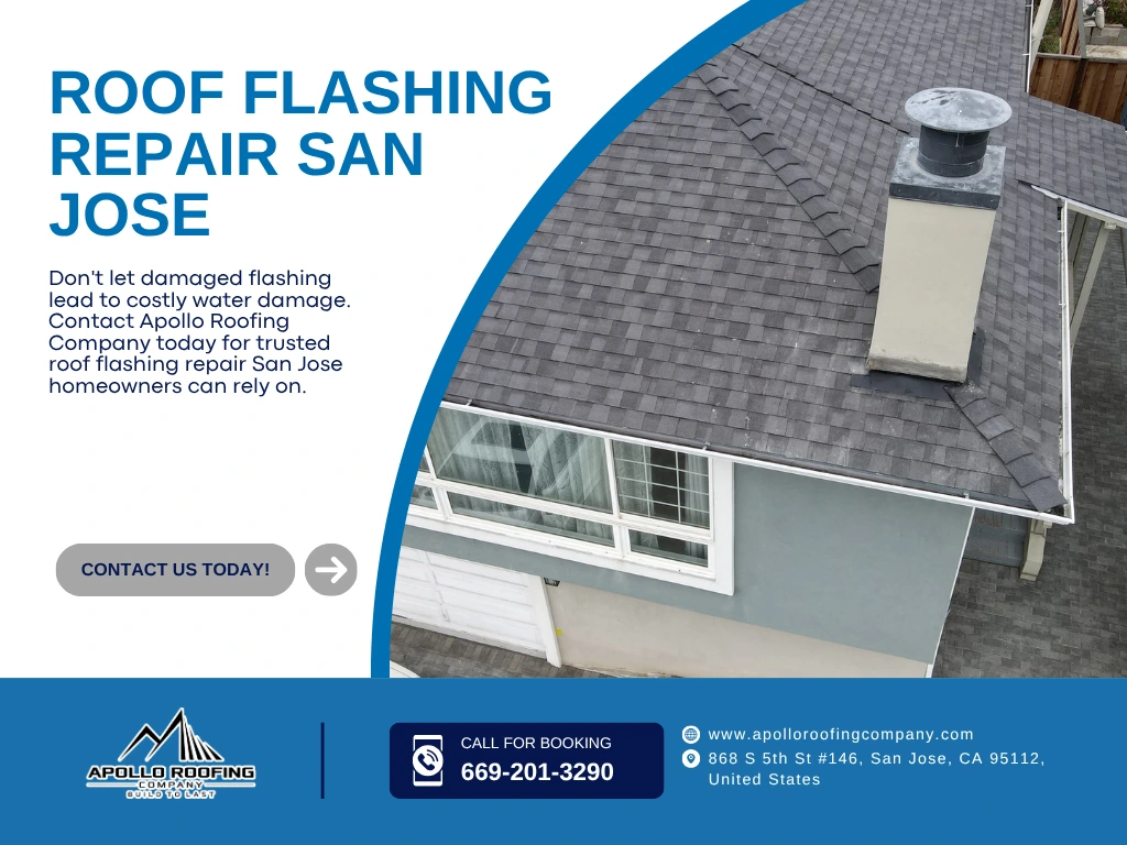 roof flashing repair San Jose