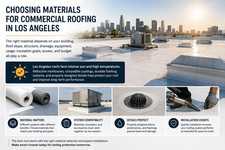 Choosing Materials for Commercial Roofing in Los Angeles