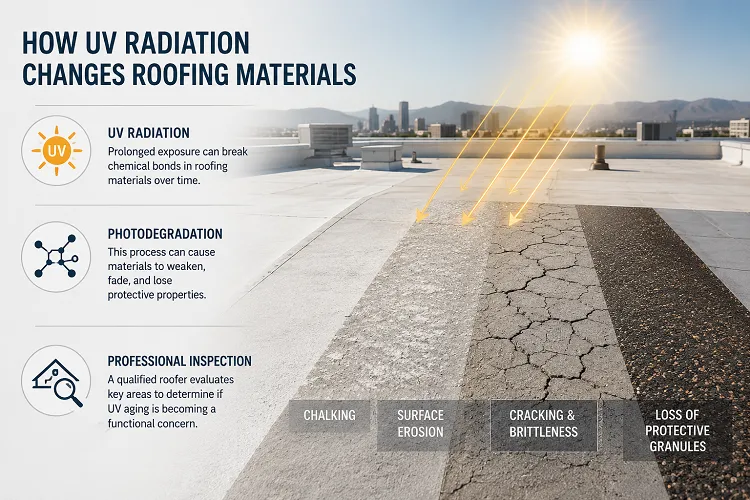 How UV Radiation Changes Roofing Materials
