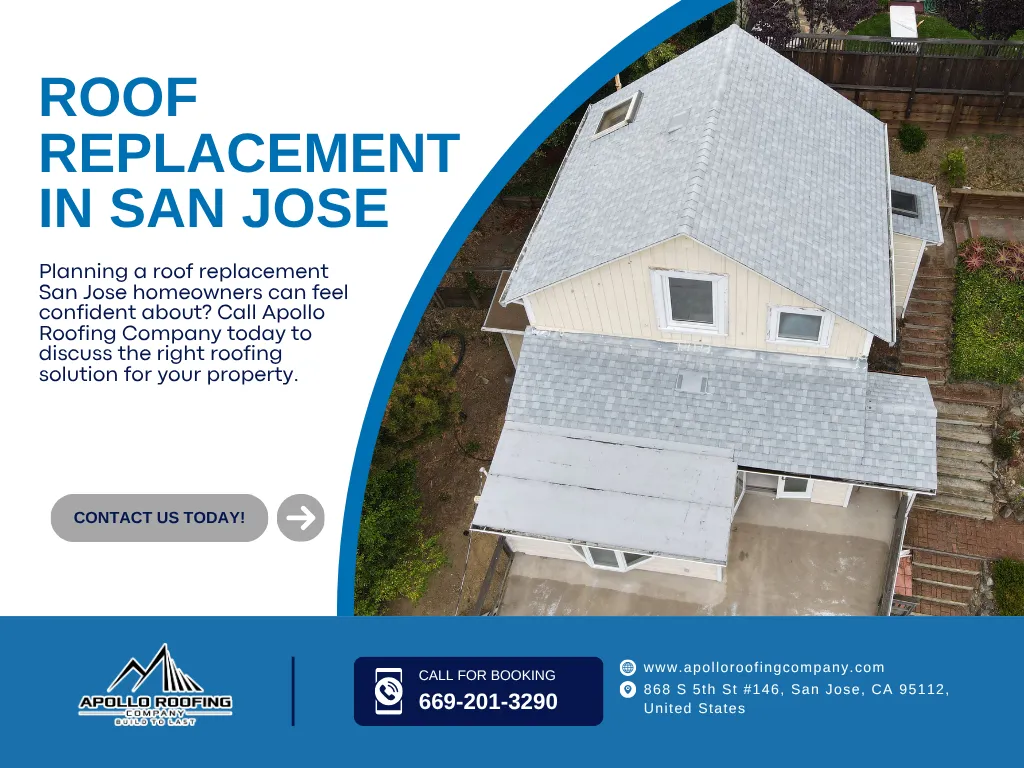 Roof Replacement for Large Homes in San Jose