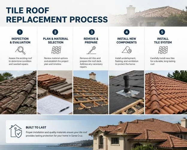 Understanding the Tile Roof Replacement Process