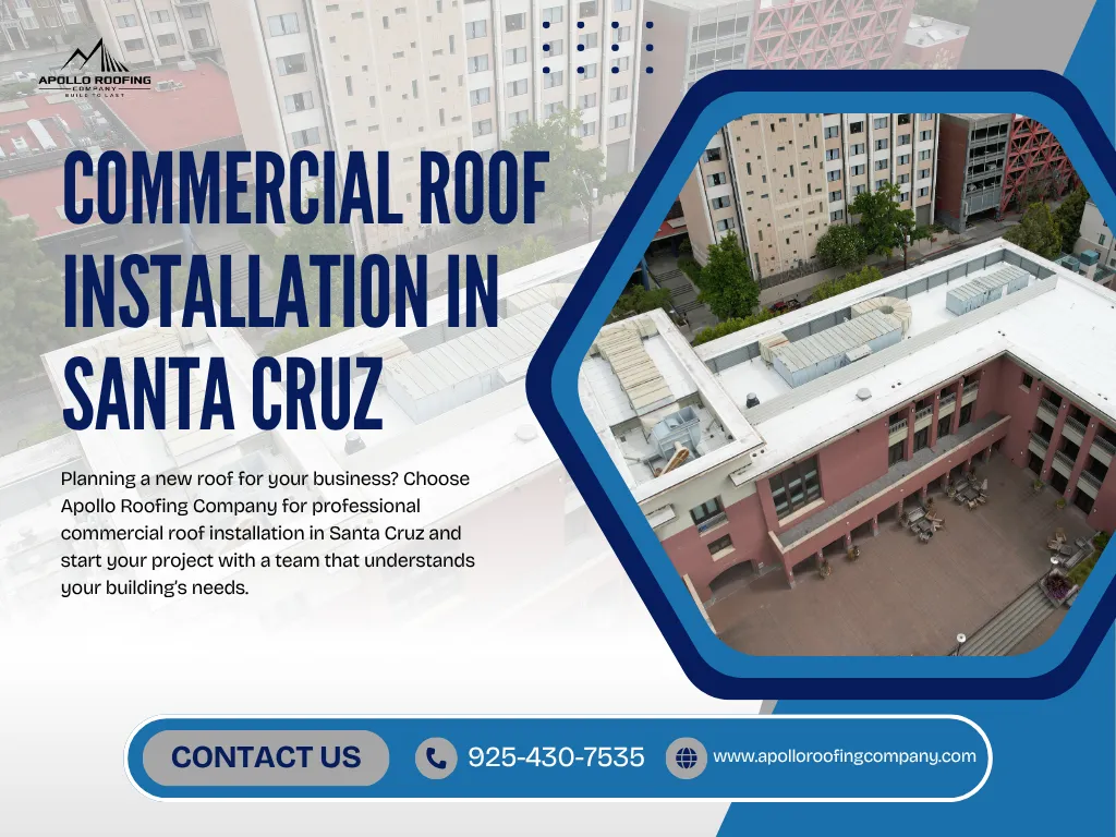 Commercial Roof Installation in Santa Cruz