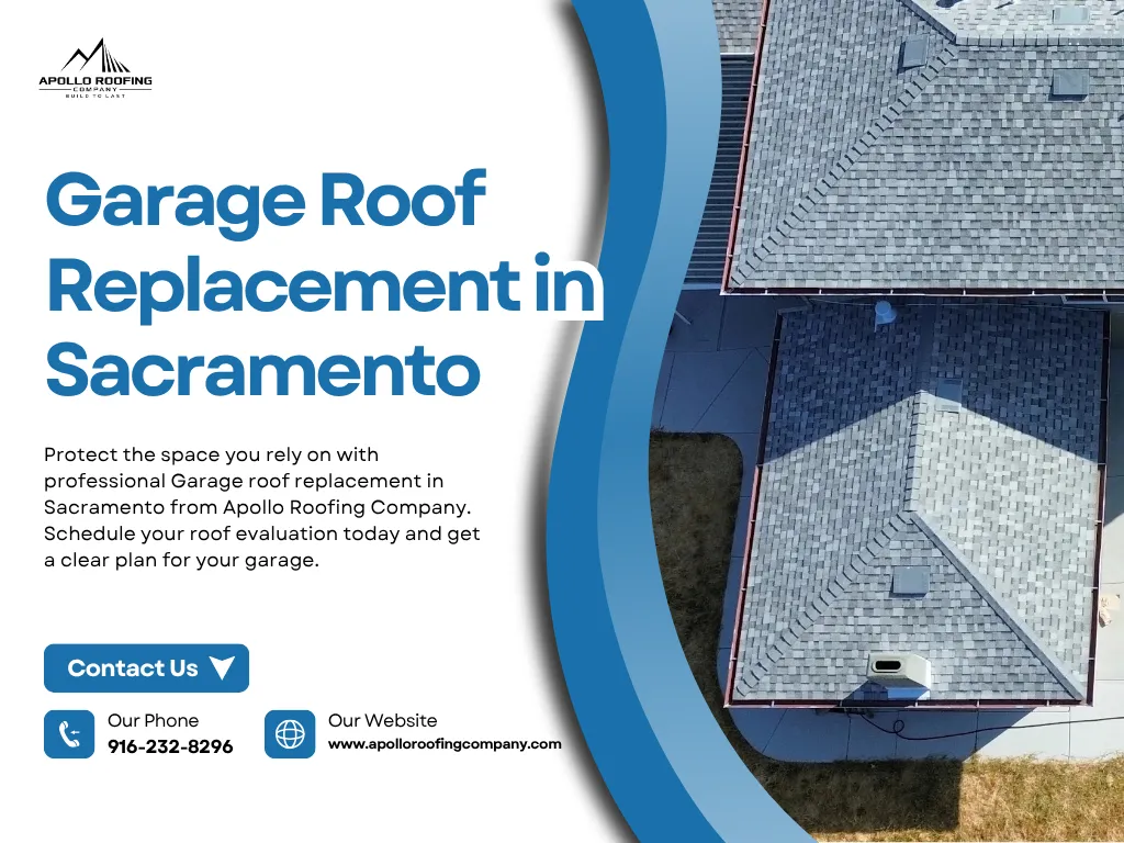 Garage Roof Replacement in Sacramento