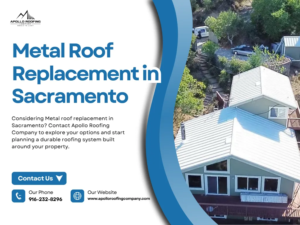 Metal Roof Replacement in Sacramento
