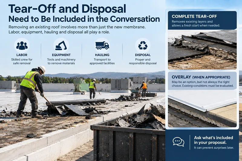 Tear-Off and Disposal Need to Be Included in the Conversation