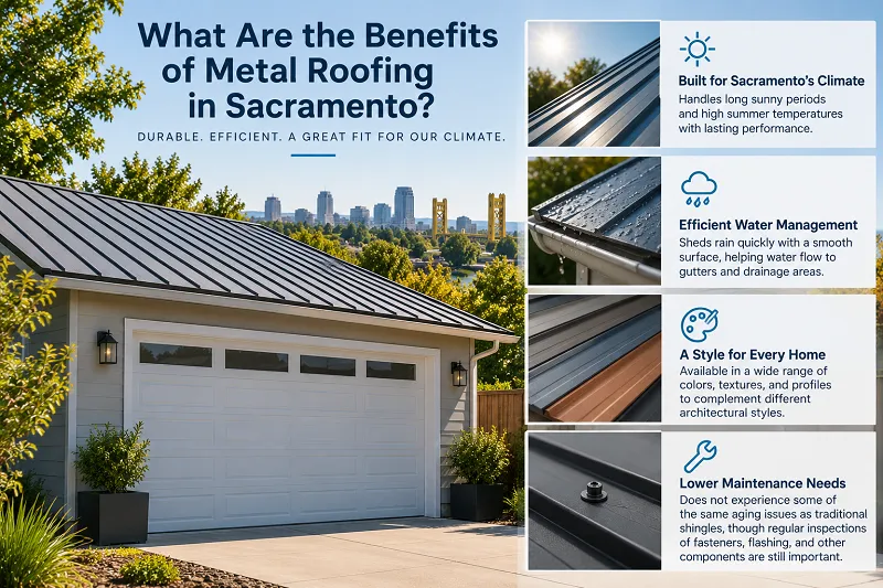 What Are the Benefits of Metal Roofing in Sacramento