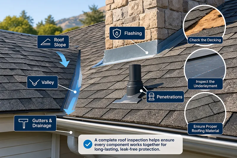 Address Small roof Problems Before Water Spreads