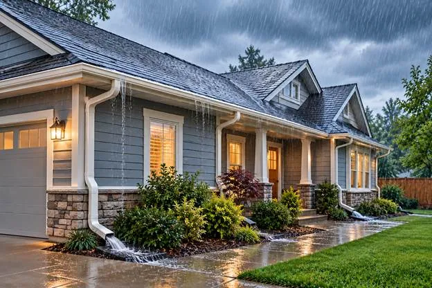 Check Gutters and Downspouts for Proper Drainage