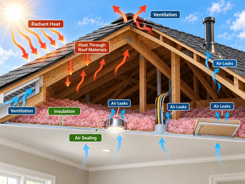 How Heat Moves Through the Roof